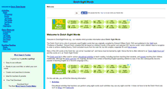 Desktop Screenshot of dolchsightwords.org